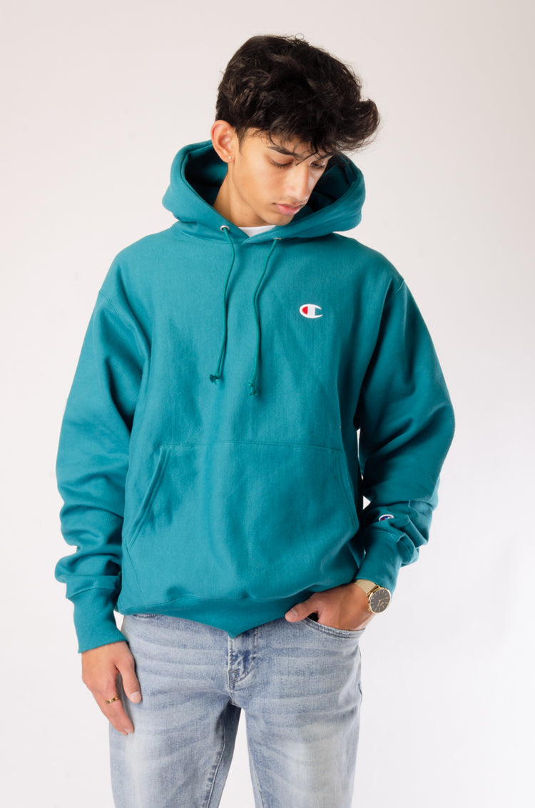 Reverse Weave Hoodie - GRN