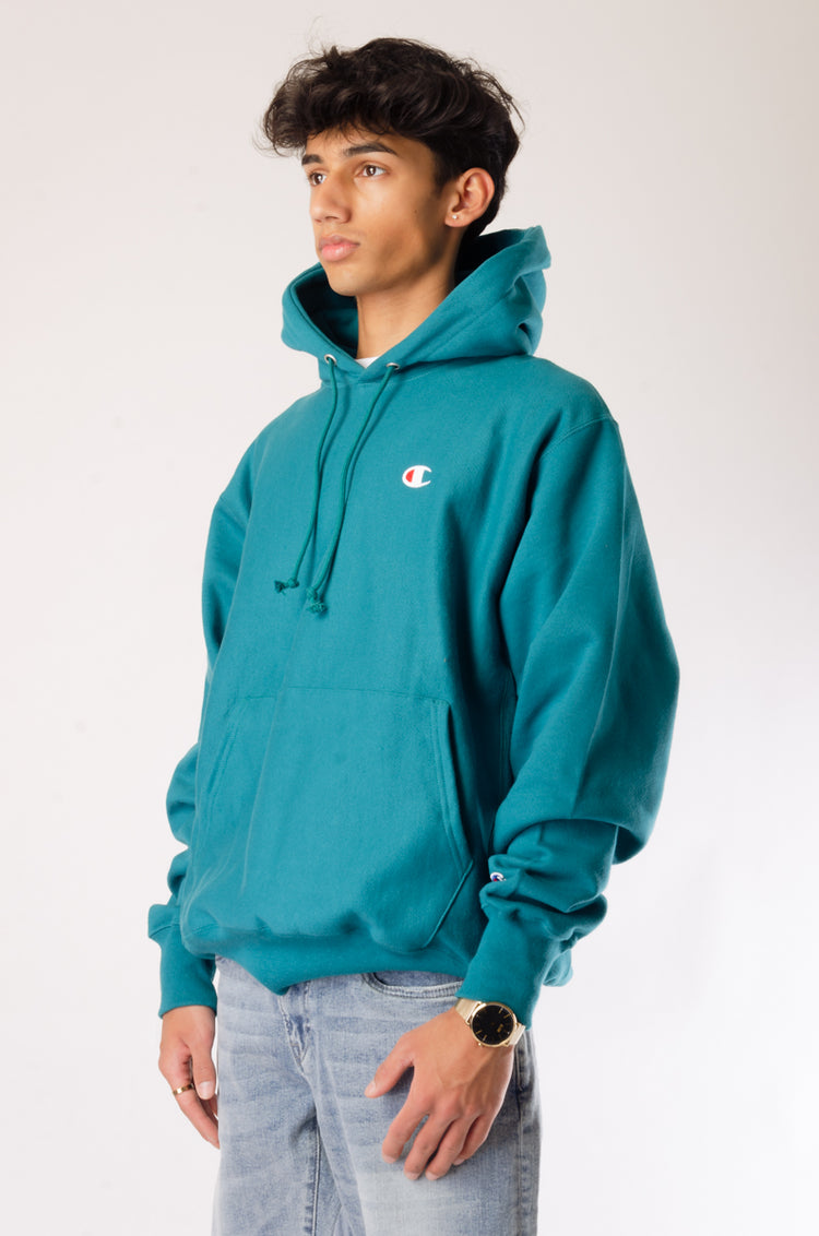 Reverse Weave Hoodie - GRN