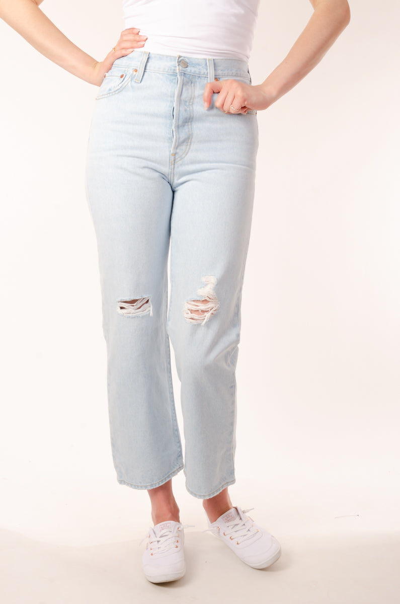 Ribcage Straight Ankle Jeans - 27