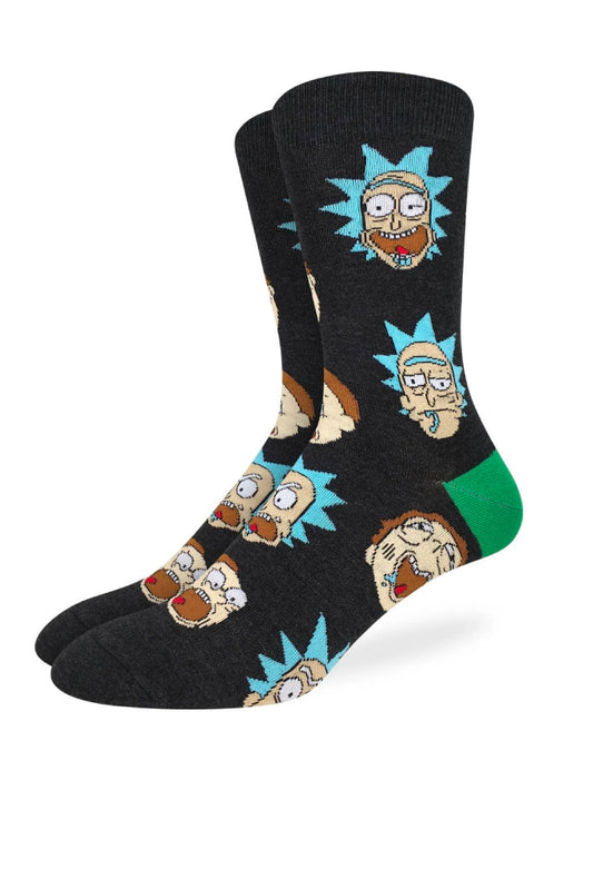 Rick & Morty Sock - BLK