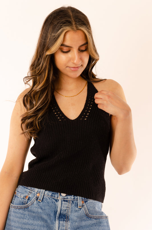 Riverstock Knit Halter - BLK