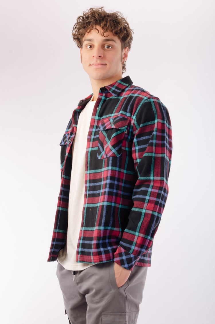 Santa Cruz Shoreline Flannel - Black