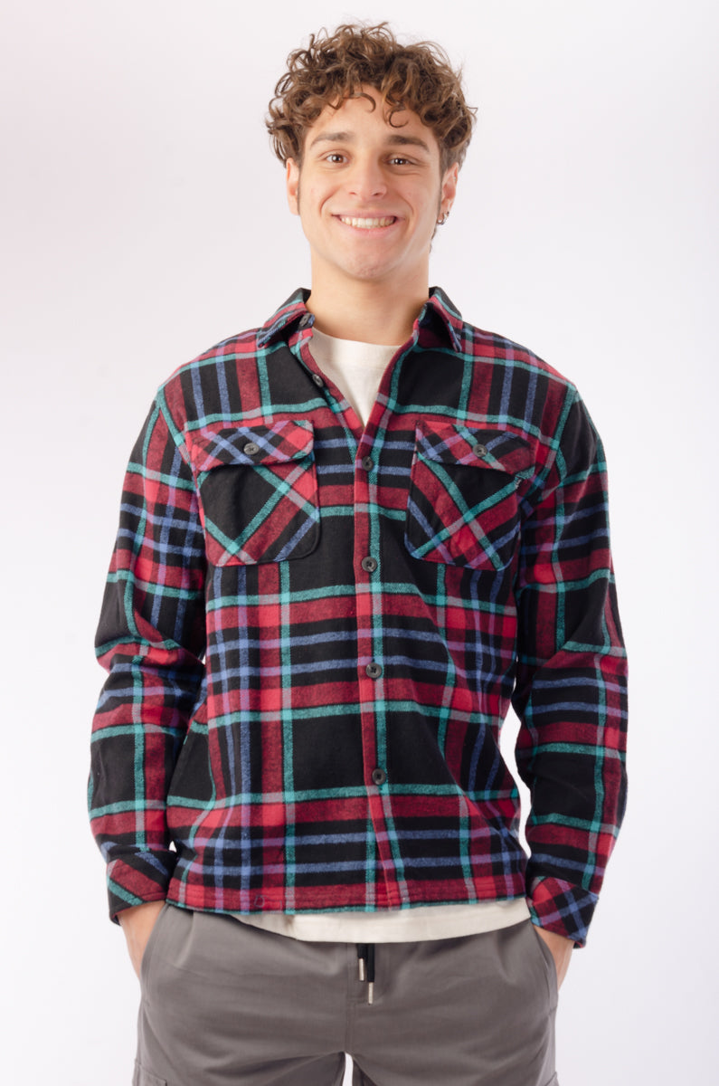 Santa Cruz Shoreline Flannel - Black