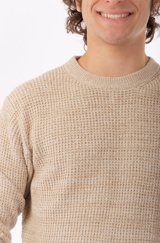 Shaker Knit Crew - OAT