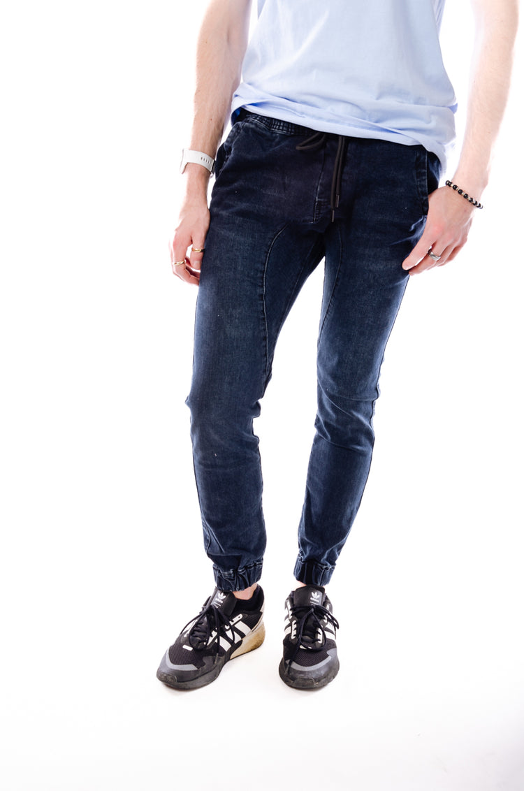 Shotgun Denim Joggers - DBL