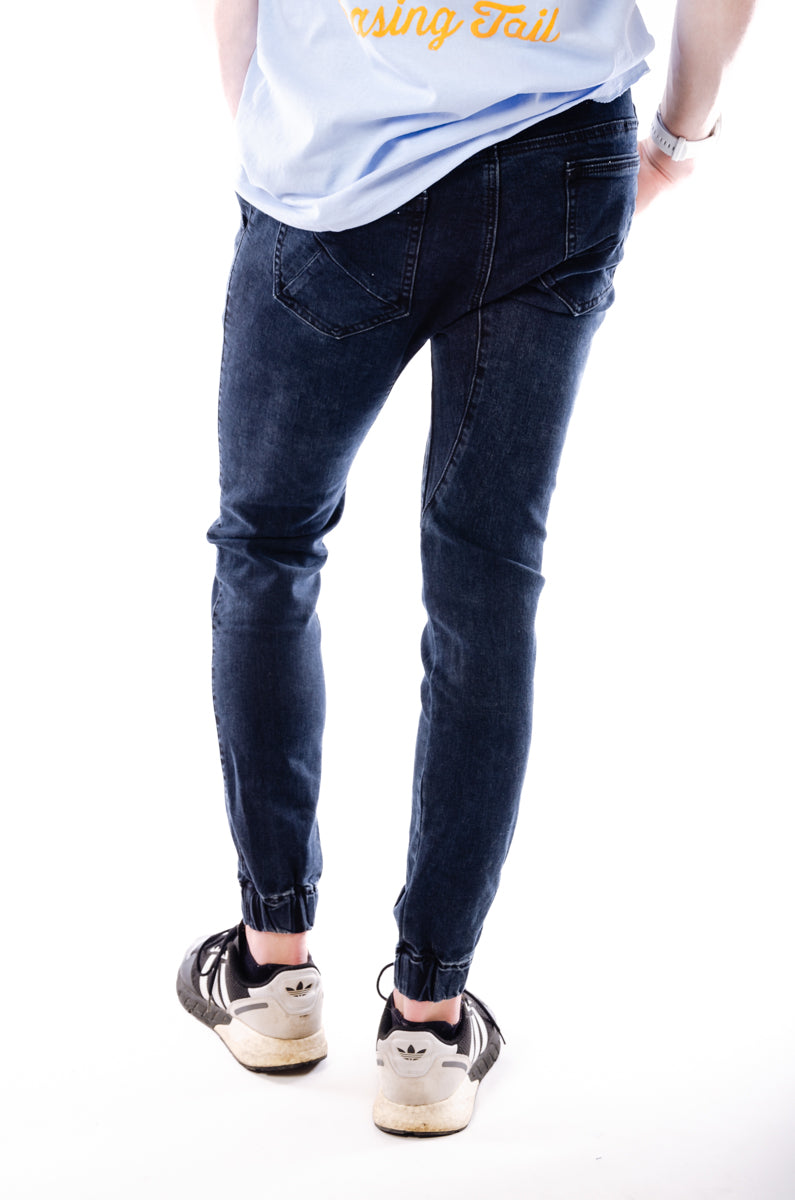 Shotgun Denim Joggers - DBL