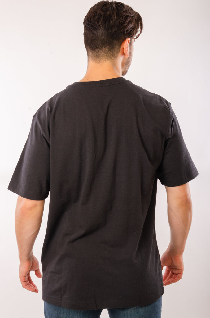 Loose Fit Heavyweight Logo Tee - BLK