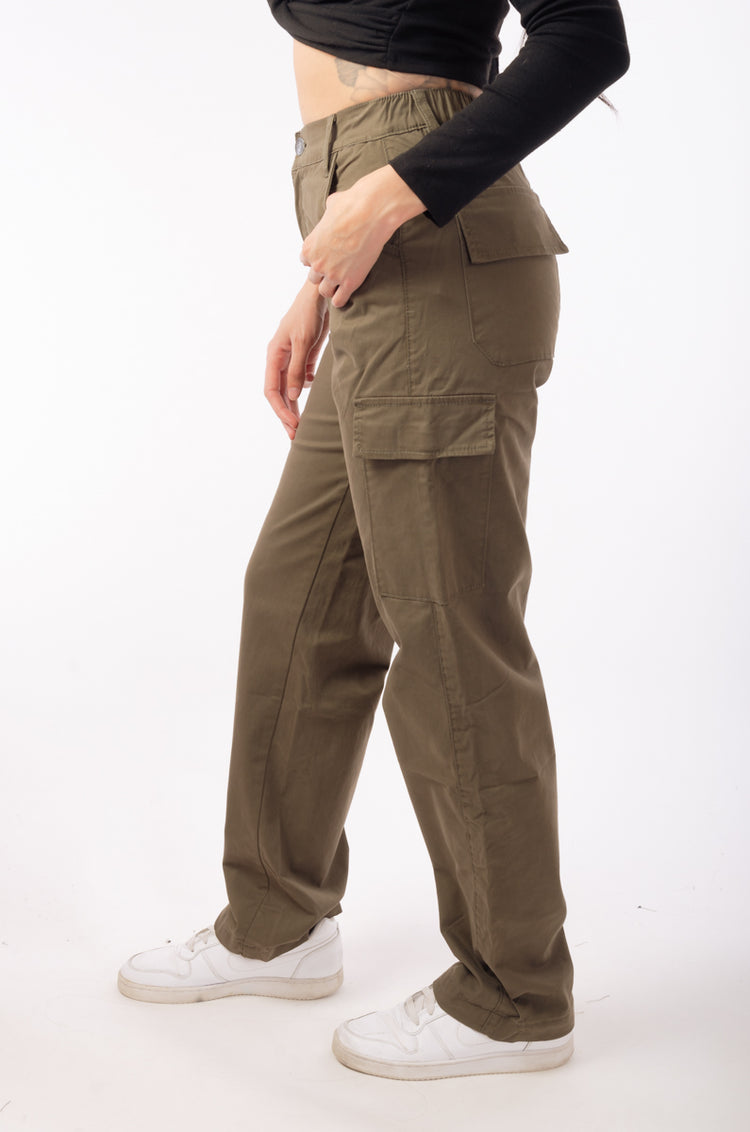 Straight Cut Cargo Pants - MIL