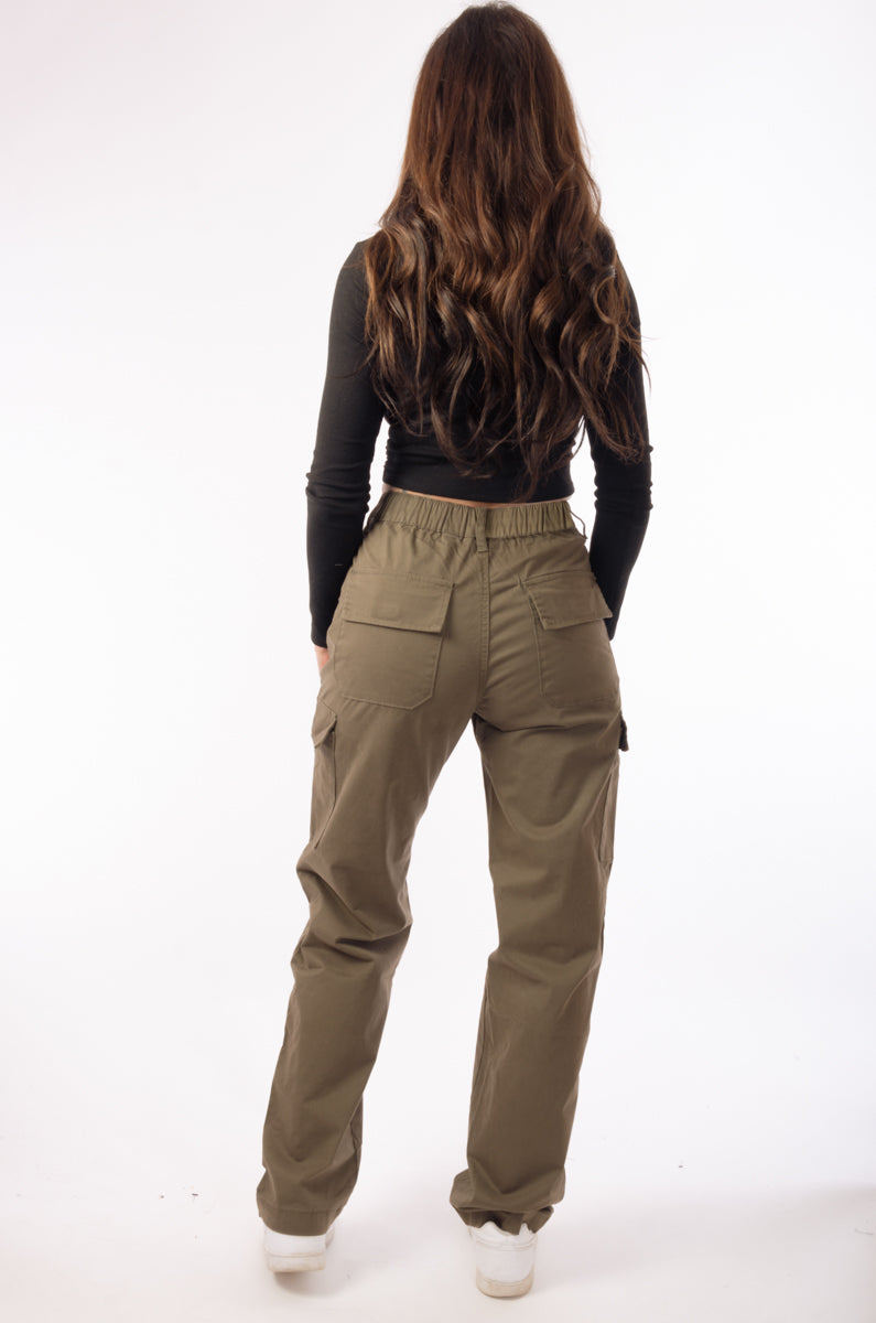 Straight Cut Cargo Pants - MIL