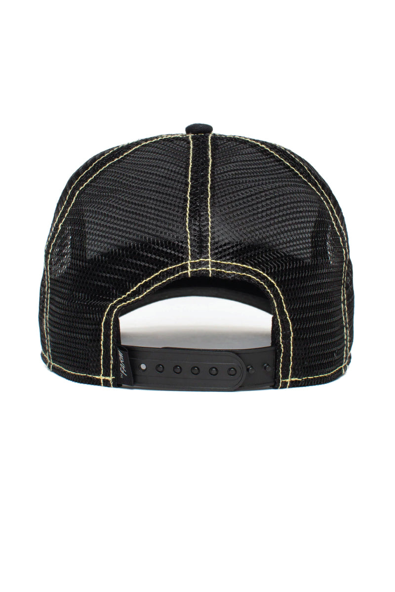 Unisex Queen Bee Trucker Hat - BLK