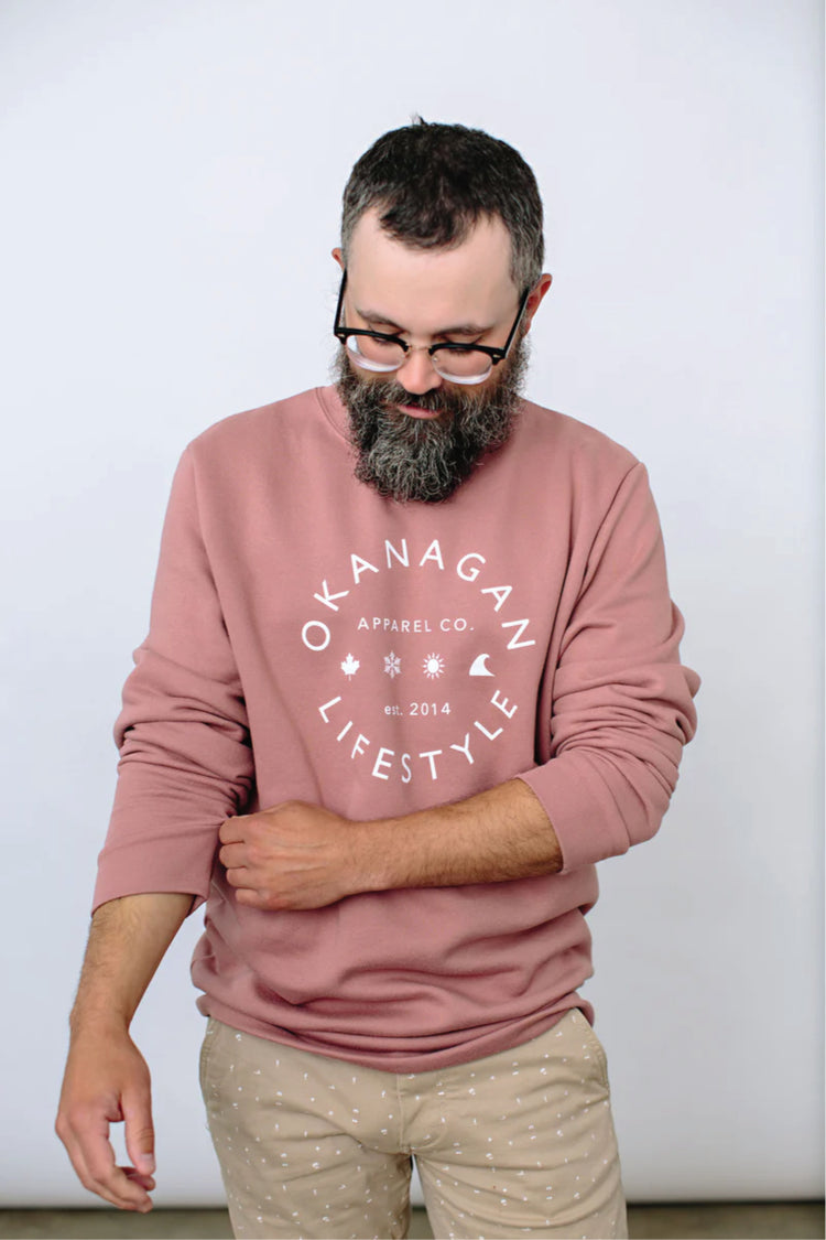 Unisex Dusty Rose Community Crewneck - PEA