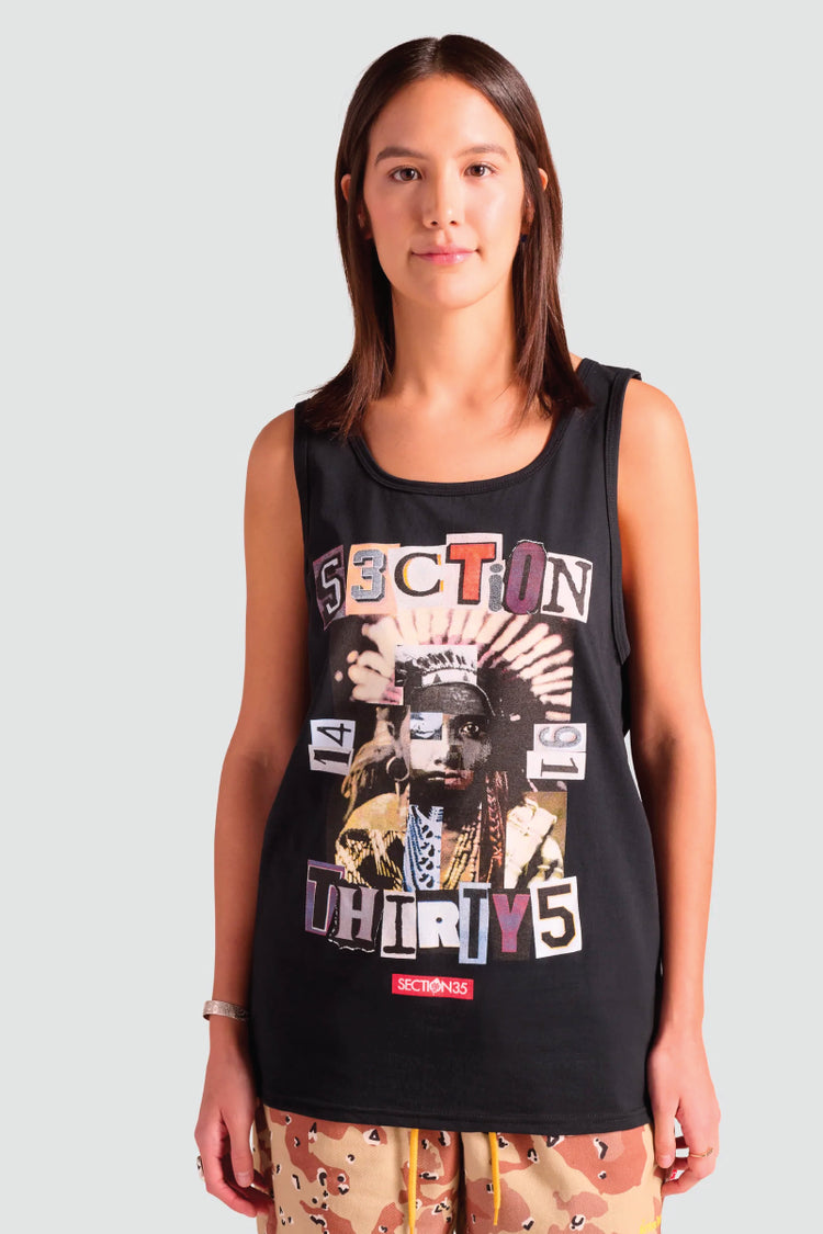 Unisex Past/Present Tank - BLK