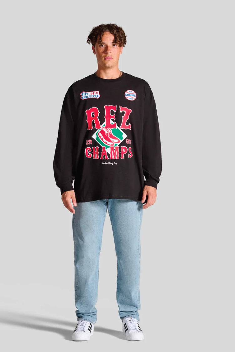 Unisex Rez Champs Long Sleeve - BLK