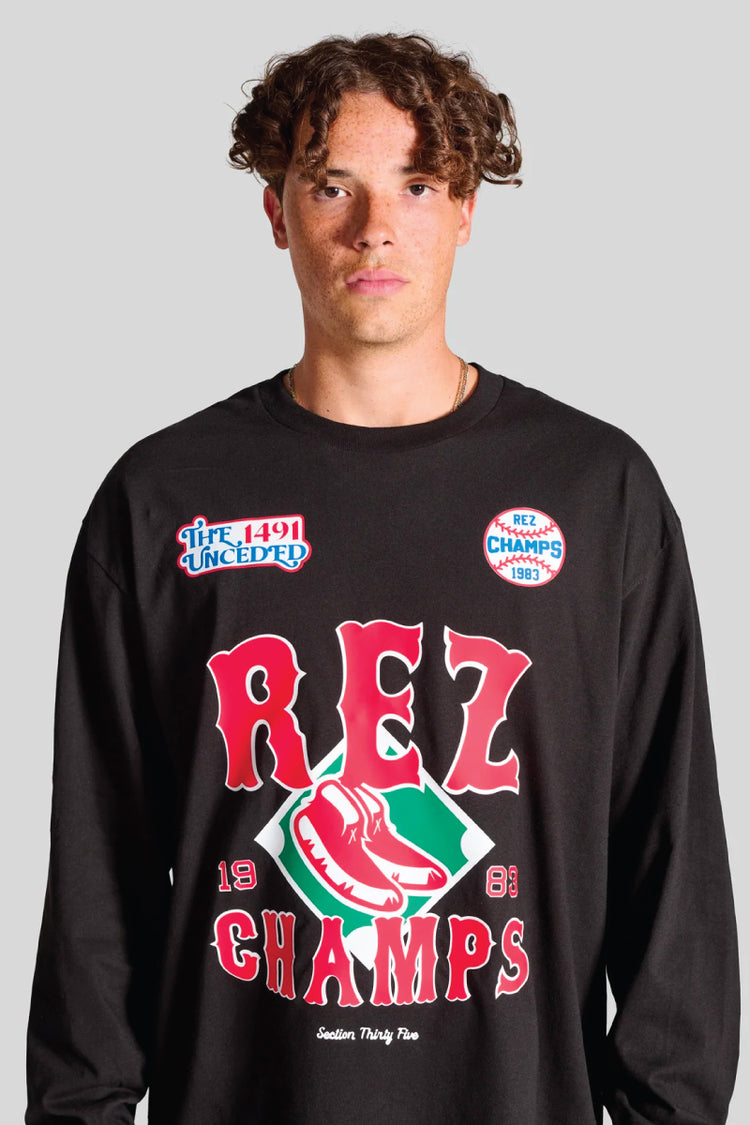 Unisex Rez Champs Long Sleeve - BLK