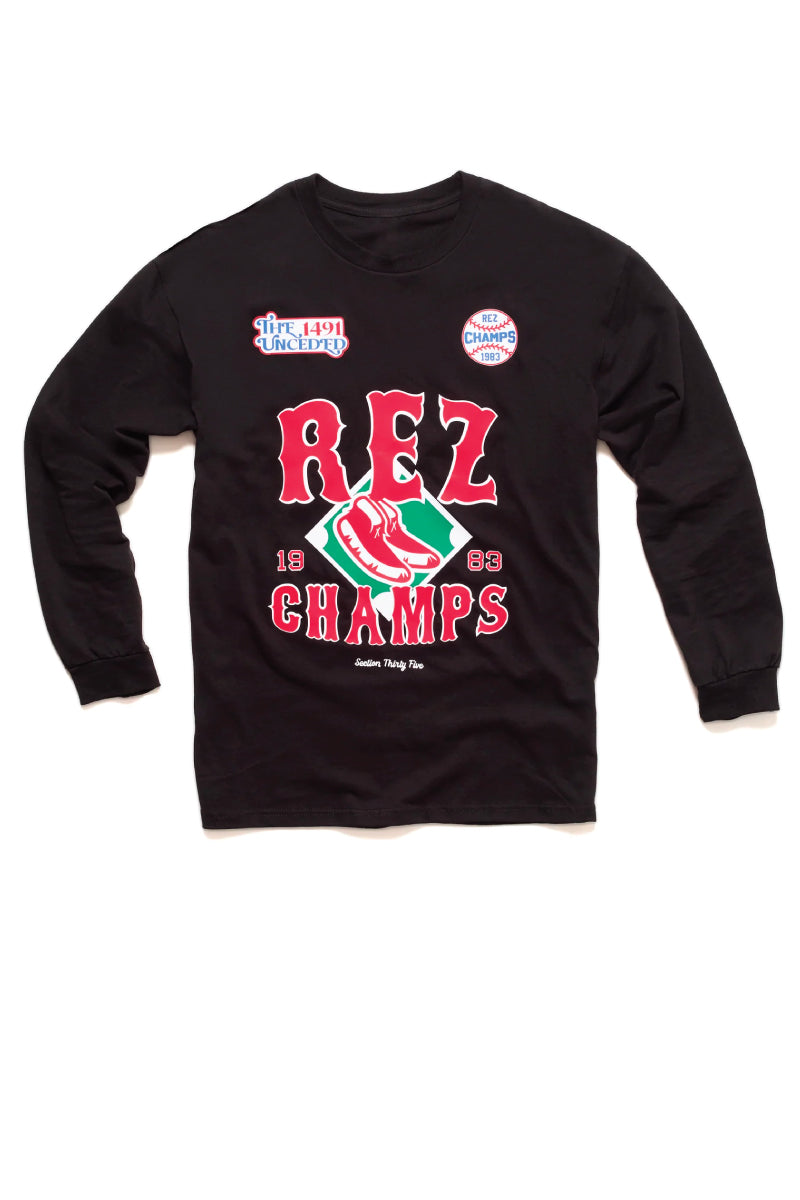 Unisex Rez Champs Long Sleeve - BLK