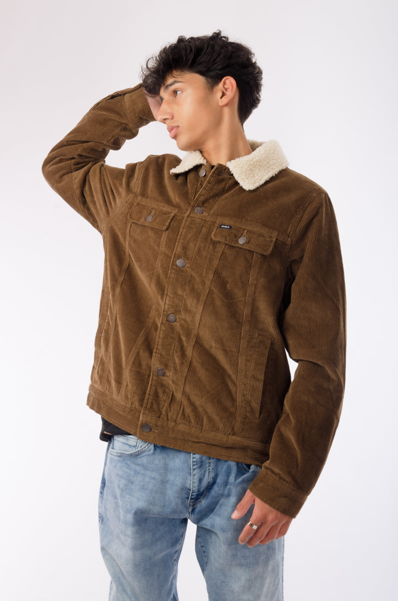 Waylon Corduroy Trucker Jacket - BWN