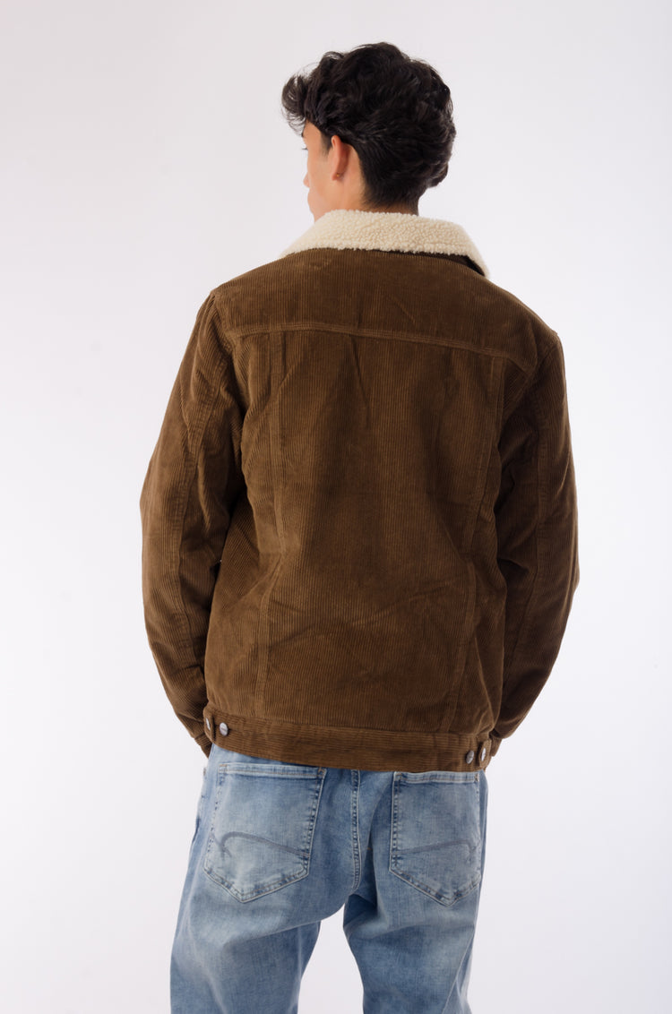 Waylon Corduroy Trucker Jacket - BWN