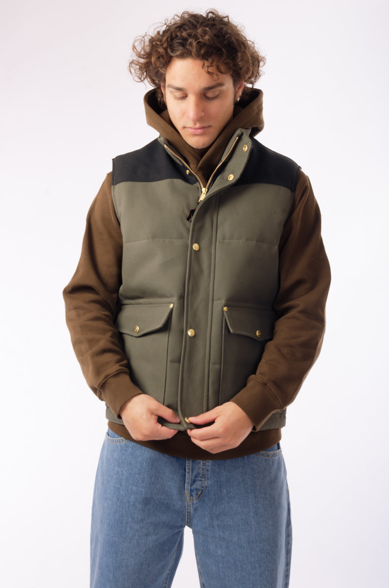 Woodsman Duck Vest - GRN